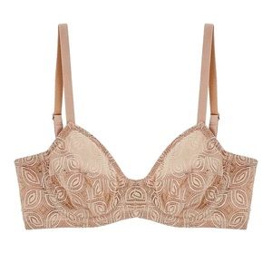 ELSE Nude Mariposa Underwire Full Cup Bra 34DD| NWT